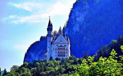 várak és kastélyok címlapfotó németország alpok neuschwanstein kastély