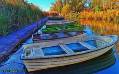 Magányos őszi csónakok