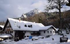 ház várak és kastélyok hegy németország alpok neuschwanstein kastély tél