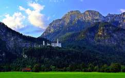 várak és kastélyok hegy címlapfotó németország alpok neuschwanstein kastély