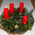 Advent 1, gyertya, karácsony, karácsonyi dekoráció Advent 1, gyertya, karácsony, karácsonyi dekoráció